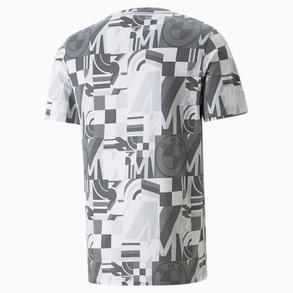 メンズ BMW MMS AOP 半袖 Tシャツ, Puma White