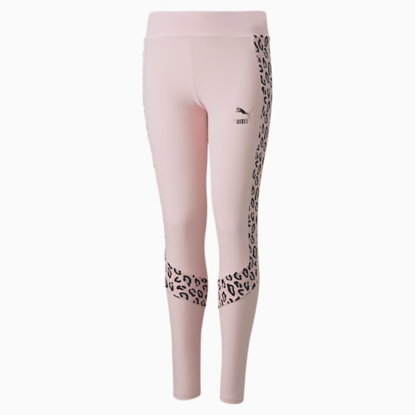 Summer Roar Youth Leggings, Chalk Pink, extralarge-IND