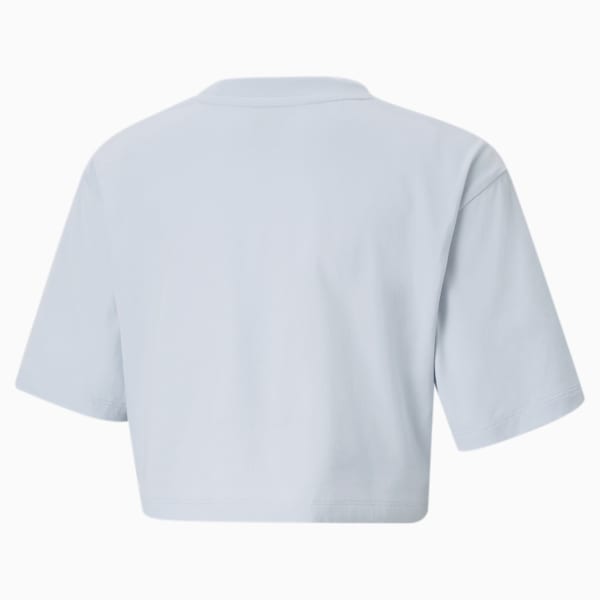 GRL Cropped Girl's T-Shirt, Arctic Ice, extralarge-IND