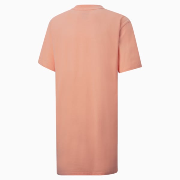 キッズ ガールズ Tシャツ ドレス 104-152cm, Peach Pink