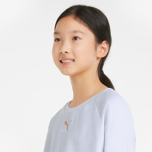 GRL Cropped Crew Neck Youth Sweater, Arctic Ice, extralarge-GBR