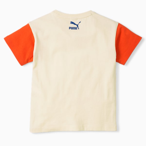 PUMA x TINYCOTTONS Colorblock Little Kids' Tee, Anise Flower, extralarge