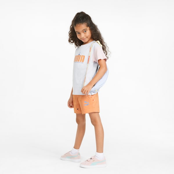PUMA x TINY Printed Woven Kids' Shorts, Pheasant, extralarge-GBR