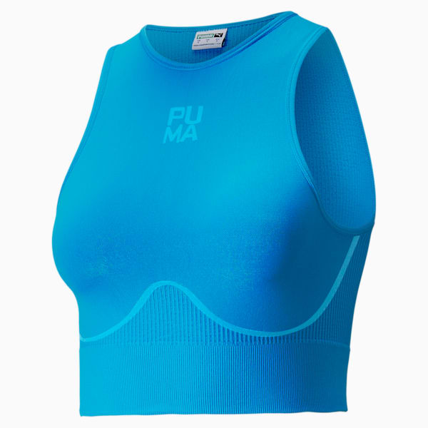 Bra deportivo Mujer evoKNIT Infuse, Bleu Azur, extralarge