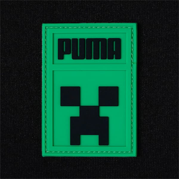 キッズ ボーイズ PUMA x MINECRAFT グラフィック 半袖 Tシャツ 104-152cm, Puma Black