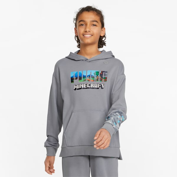 PUMA x MINECRAFT Kids' Hoodie, Griffin, extralarge