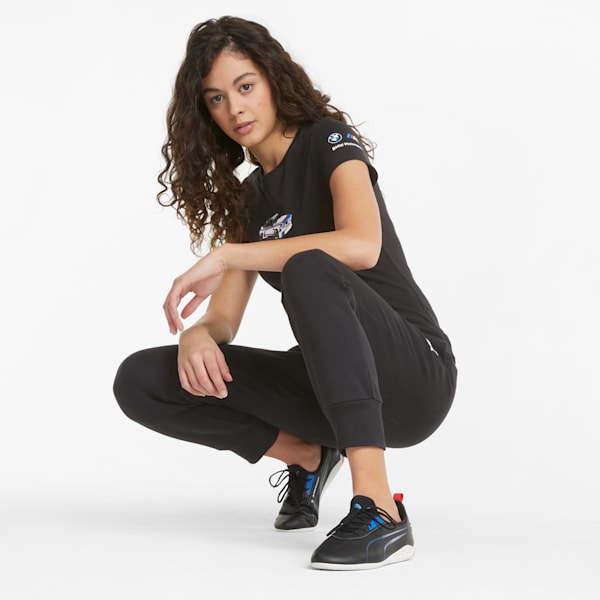 Playera estampada para mujer BMW M Motorsport Statement, Cotton Black, extralarge