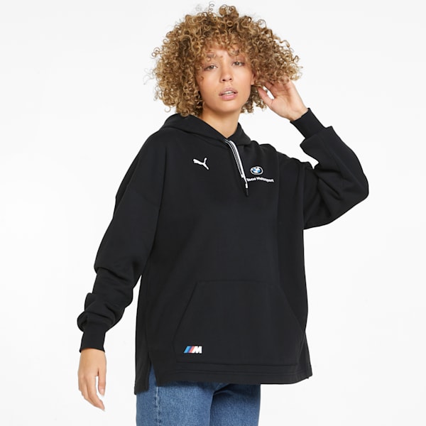 Sudadera con gorra para mujer BMW M Motorsport, Cotton Black, extralarge