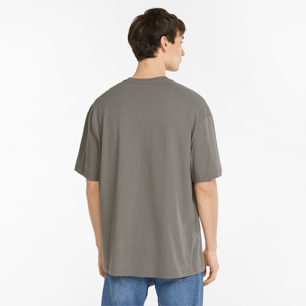 Chrome Roads Graphic Men's T-shirt, Steel Gray, extralarge-IND