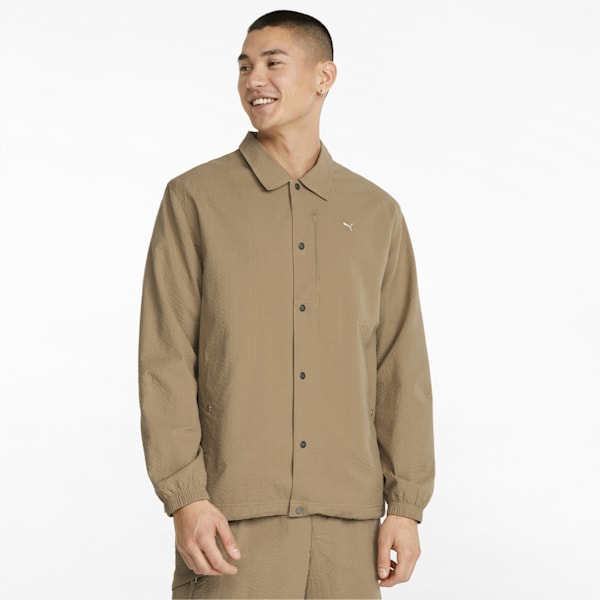 MMQ Seersucker Shirt Jacket | PUMA