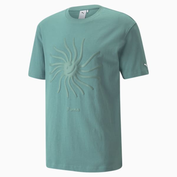 Adventure Planet Graphic Men's Tee, Mineral Blue, extralarge