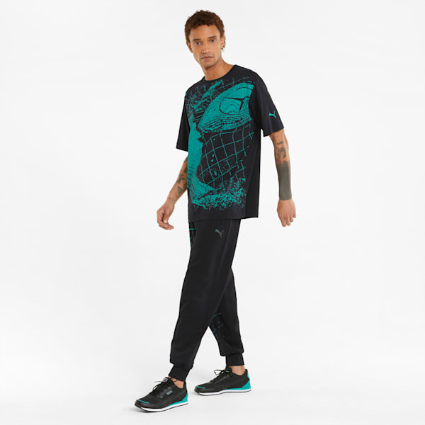 Mercedes F1 Statement Graphic Men's T-shirt, Puma Black, extralarge-IND