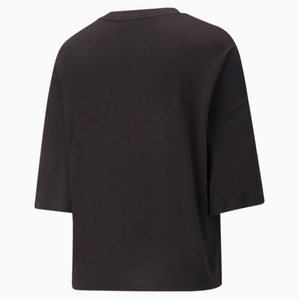 ウィメンズ CLASSICS オーバーサイズド スプリットサイド 半袖 Tシャツ, Puma Black, extralarge-JPN