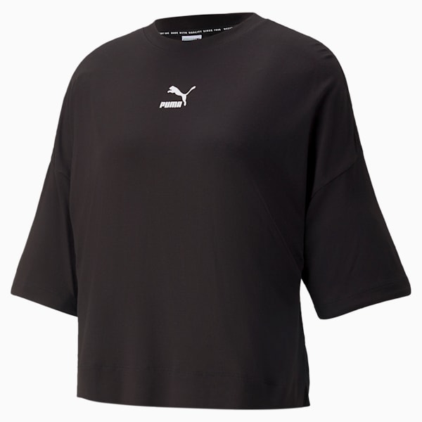 Classics Splitside Women's Tee, Puma Black, extralarge