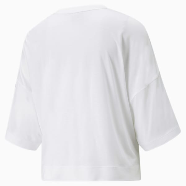 Playera con abertura lateral para mujer Classics, Puma White, extralarge