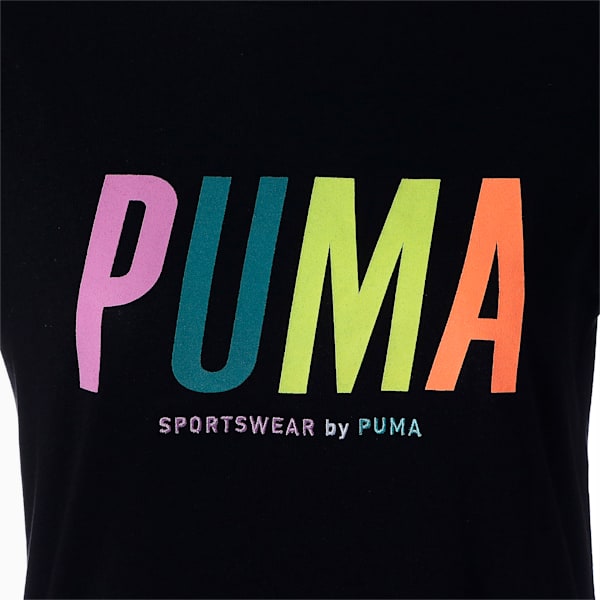 ウィメンズ SWXP グラフィック 半袖 Tシャツ, Puma Black, extralarge-JPN