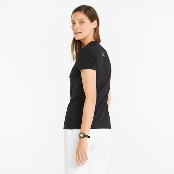 SWxP Graphic Women's Regular Fit T-shirt, Puma Black, extralarge-IND