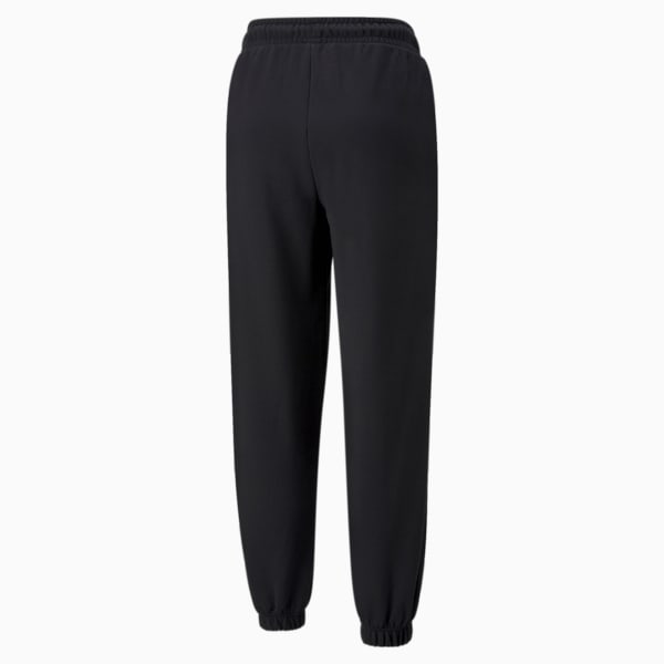 SWxP Women's Relaxed Fit Sweat Pants, Puma Black, extralarge-IND