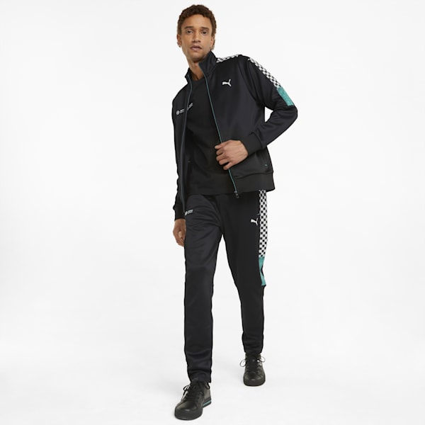 Mercedes F1 T7 Men's Regular Fit Track Jacket, Puma Black, extralarge-AUS