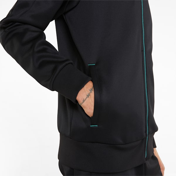 Mercedes F1 T7 Men's Regular Fit Track Jacket, Puma Black, extralarge-IND