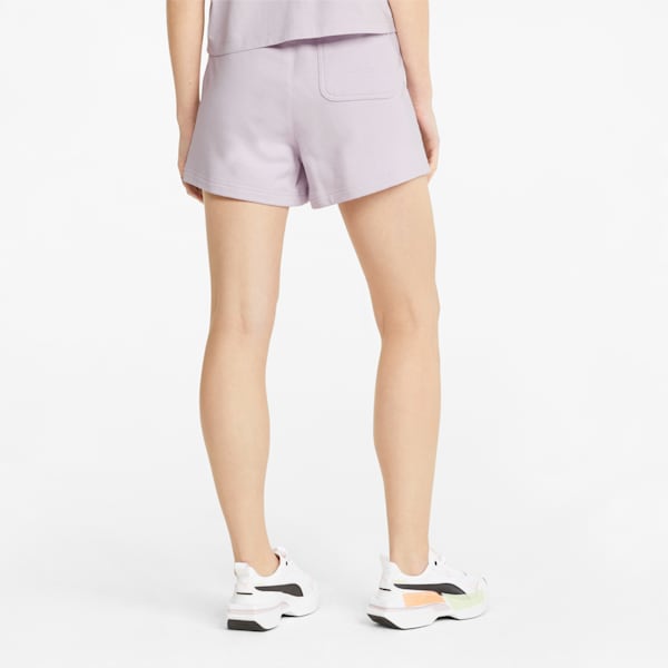 Shorts de cintura alta Mujer Downtown, Lavender Fog, extralarge