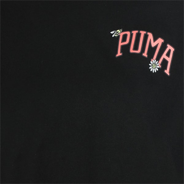 ウィメンズ ダウンタウン DOWNTOWN グラフィック Tシャツ ドレス, Puma Black, extralarge-IND