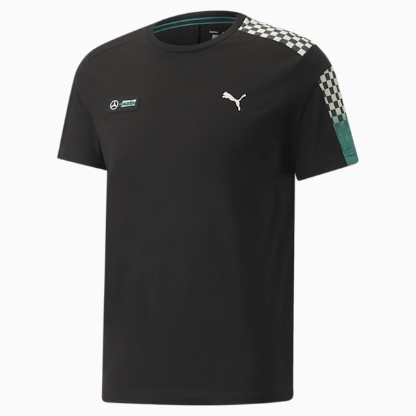 Mercedes AMG Petronas F1 T7 Men's Regular Fit T-Shirt, Puma Black, extralarge-AUS