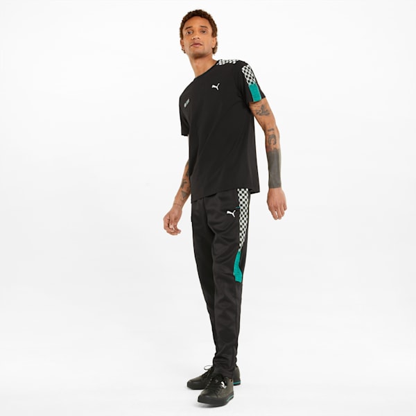 Mercedes AMG Petronas F1 T7 Men's Regular Fit T-Shirt, Puma Black, extralarge-IND