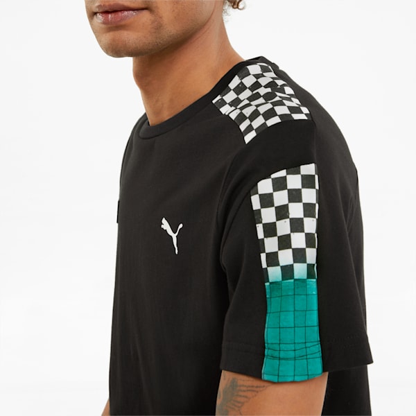 Mercedes AMG Petronas F1 T7 Men's Regular Fit T-Shirt, Puma Black, extralarge-IND