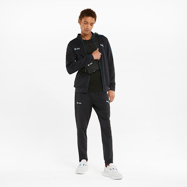Mercedes AMG Petronas F1 Men's Slim Fit Track Jacket, Puma Black, extralarge-IND