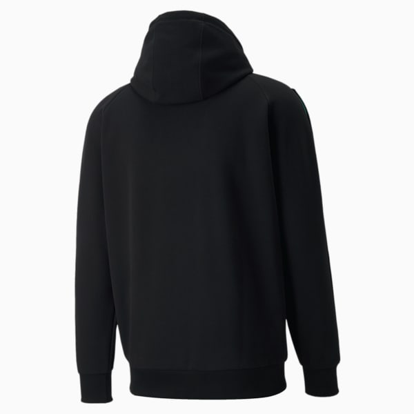 Mercedes F1 Hooded Men's Sweat Jacket, Puma Black