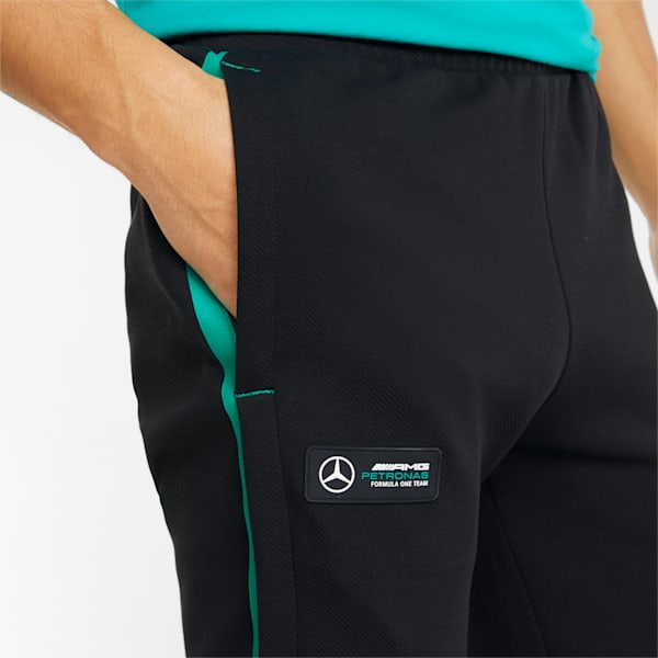 Mercedes AMG Petronas F1 Men's Slim Fit Sweat Pants, Puma Black, extralarge-IND
