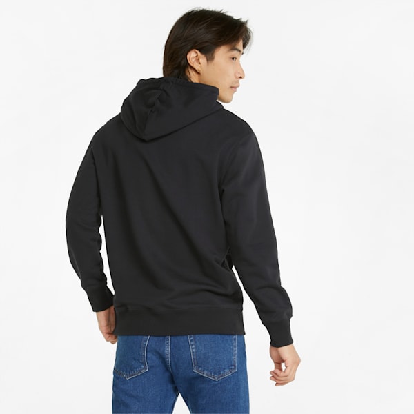 Sudadera con capucha con gráfico SWxP para hombre, Puma Black, extralarge