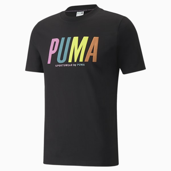 メンズ SWXP グラフィック 半袖 Tシャツ, Puma Black, extralarge-AUS