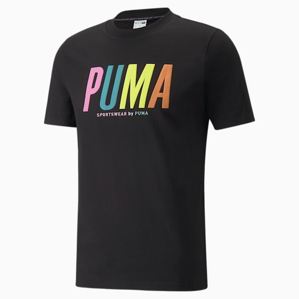 Playera con gráfico SWxP para hombre, Puma Black, extralarge