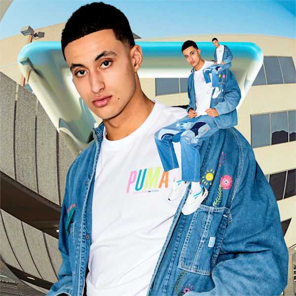 SWxP Graphic Men's Regular Fit T-shirt, Puma White, extralarge-IND