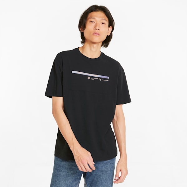 LS テク Tシャツ メンズ, Puma Black, extralarge-JPN