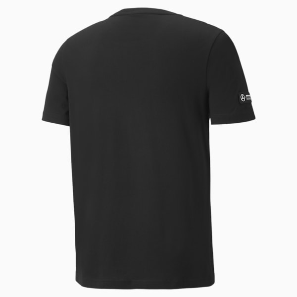 Mercedes F1 Logo Men's Tee, Puma Black, extralarge