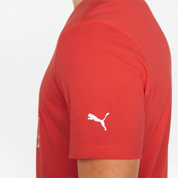 Mercedes F1 Logo Men's T-shirt, Hibiscus