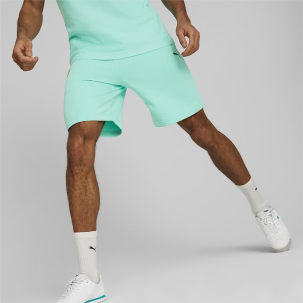 Mercedes AMG Petronas F1 Men's Regular Fit Shorts, Spectra Green, extralarge-IND