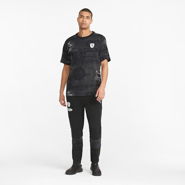 Scuderia Ferrari Race Printed Men's T-shirt, Puma Black