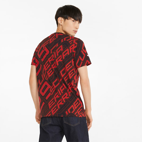 Scuderia Ferrari Race Printed Men's T-shirt, Puma Black, extralarge-IND