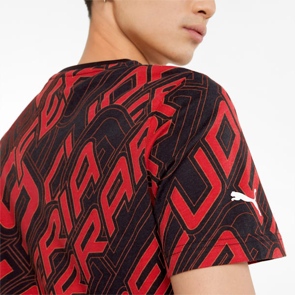 Scuderia Ferrari Race Printed Men's T-shirt, Puma Black, extralarge-IND