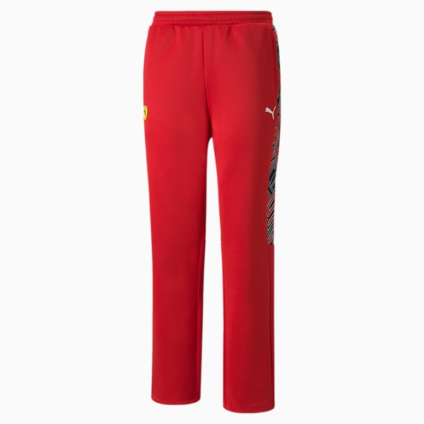 Scuderia Ferrari Race T7 Men's Track Pants, Rosso Corsa, extralarge