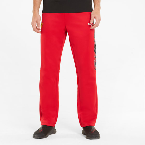 Scuderia Ferrari Race T7 Men's Track Pants, Rosso Corsa, extralarge