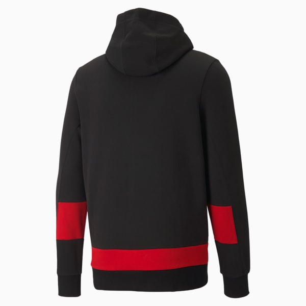 Scuderia Ferrari Race Hooded Men's Sweat Jacket, Puma Black