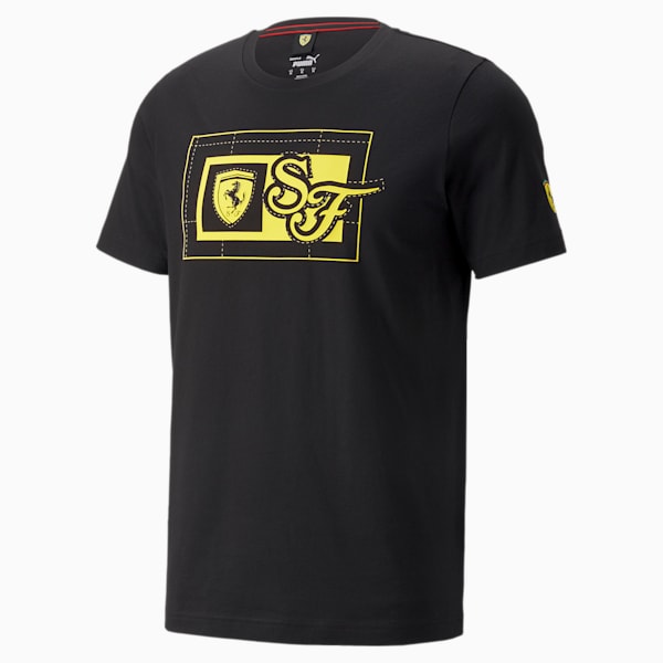 Scuderia Ferrari Race Graphic Men's Tee, Puma Black, extralarge