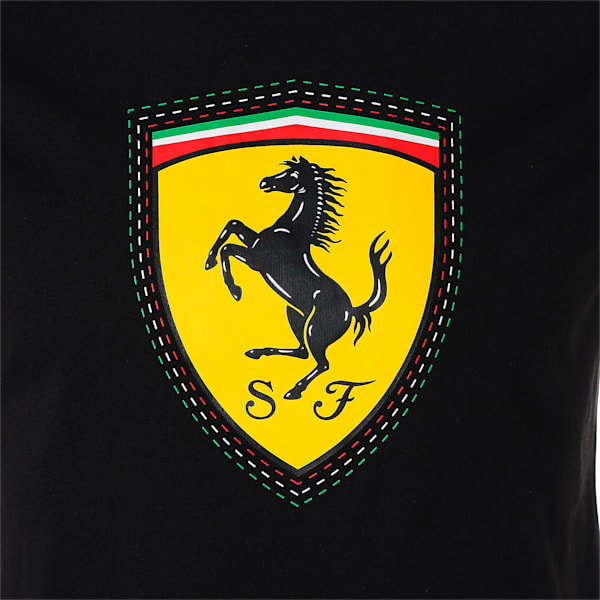 メンズ フェラーリ レース カラード ビッグシェル 半袖 Tシャツ, Puma Black