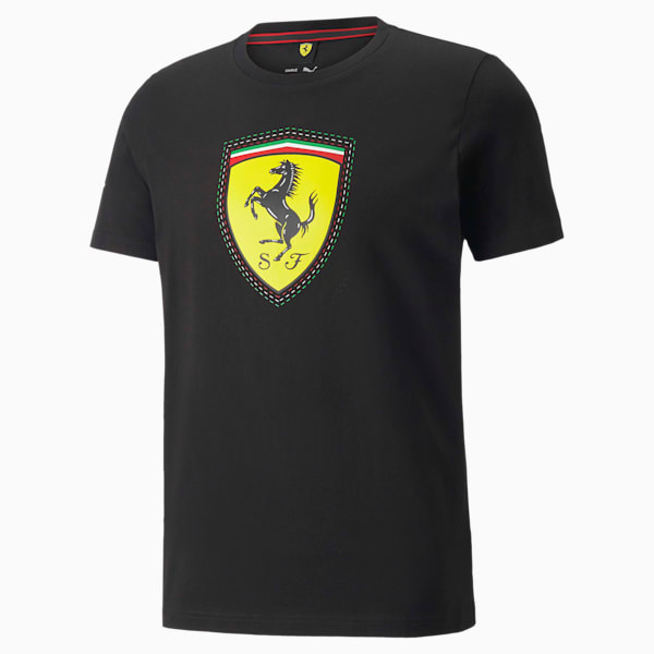 Scuderia Ferrari Race Color Shield Men's Tee, Puma Black, extralarge