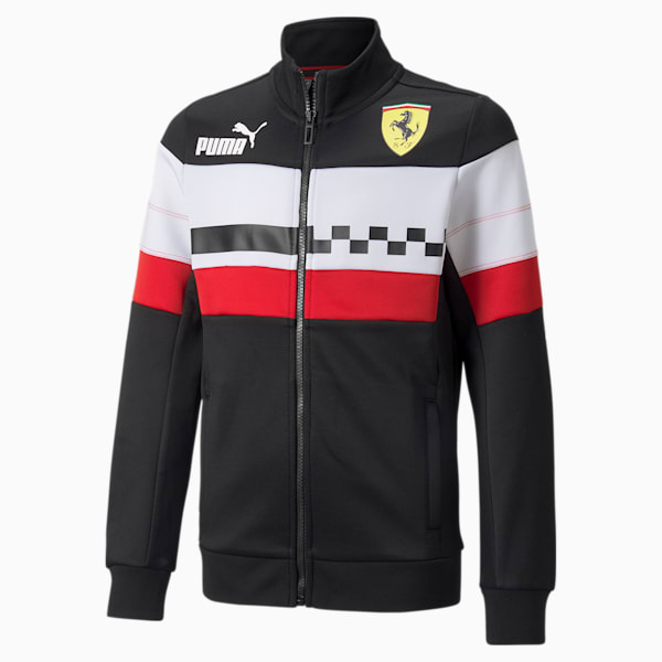 Scuderia Ferrari Race SDS Youth Track Jacket, Puma Black, extralarge-GBR